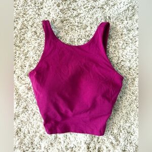 lululemon athletica Magenta Crop Top